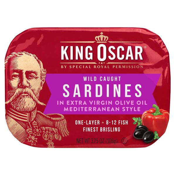 King Oscar Mediterranean One-Layer Sardines 3.75oz