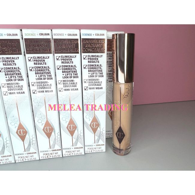 CHARLOTTE TILBURY Beautiful Skin Radiant Concealer - AUTHENTIC - Full Size 9 Tan