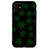 iPhone 11 Weed Leaf pattern - Pot-head Sativa and Indica In the Sheets Case