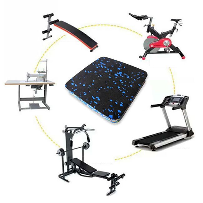 Treadmill Mat Shock-Absorbing Fitness Gym Pad Sound-proof Floor Protector  for Exercise Equipment