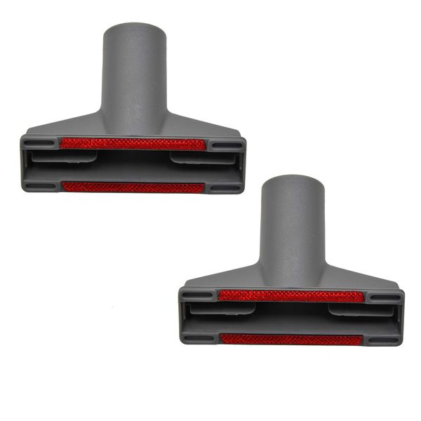 Upholstery Nozzle Grey Universal Connection 32 mm Pack of 2