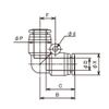 Flowbal Air Push W Union Elbow Applicable Tube Outer Diameter 6 WPUL 06