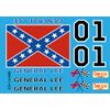 1/16 'General Lee' Decal Set SCR-116-0086