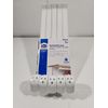 Project Source Standard Duty White Shelf & Rod Bracket 5 Pack