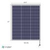 [INDER] Solar Panel Plug and Play: 100W 120V AC with micro inverter Kit Solar