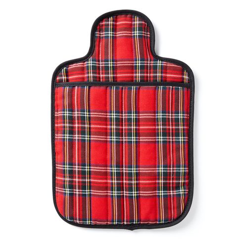 Hotties Microhottie Microwave Hot Water Bottle - Quilted Royal Stewart Tartan - Red