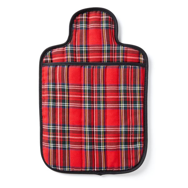 Hotties Microhottie Microwave Hot Water Bottle - Quilted Royal Stewart Tartan - Red