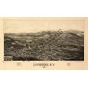 Panoramic Map of Cambridge NY 16x24