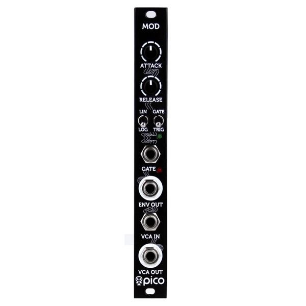 Erica Synths Pico Modulator Envelope Generator Eurorack Module with AD/ASR Modes and lin/log Shapes