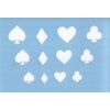 Fine Home Stencil Seat Playing Cards Pattern M size fh-266m