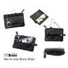 Deluxe Key Bag, Cowhide leather, high black