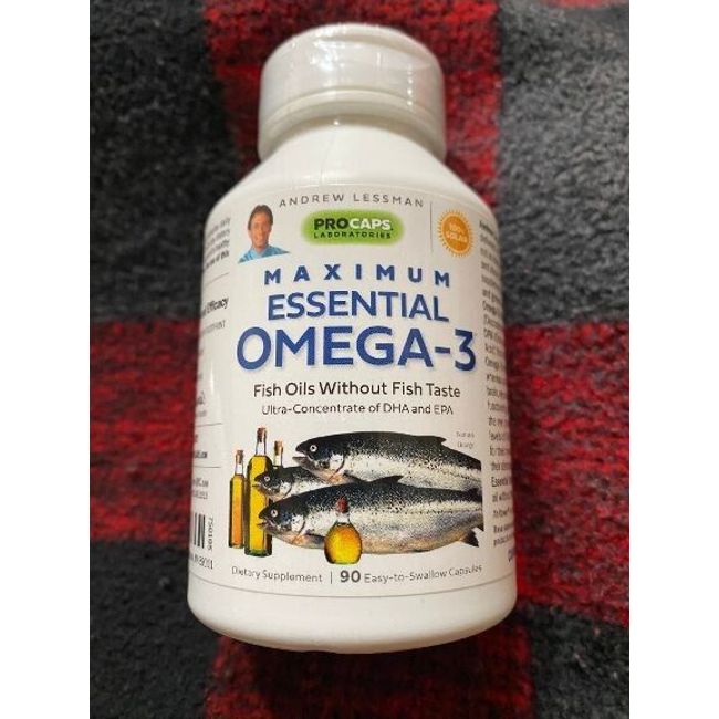 Andrew Lessman Maximum Essential Omega-3 90 Capsules Exp. 12/30/2025