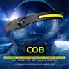 2 Pack LED Headlamp USB Rechargeable Headlight Torch Flashlight Head Band Lamp