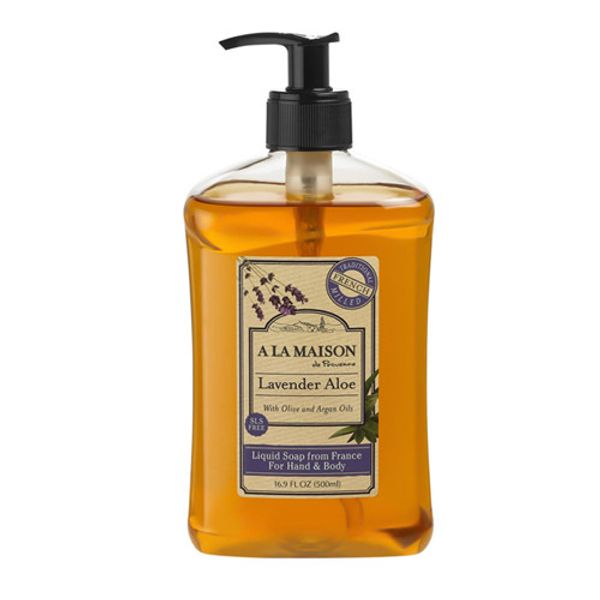 French Liquid Soap Lavender & Aloe 16.9 oz By A La Maison