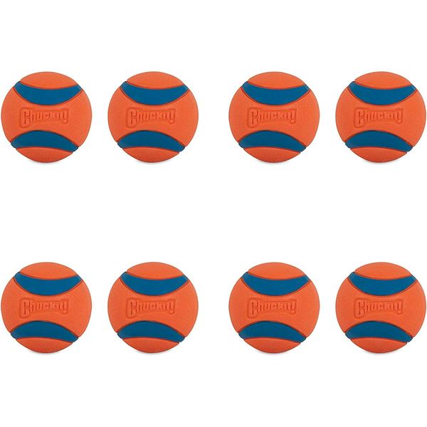 ChuckIt! Medium Ultra Ball Bundle, 8 Count