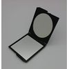 Compact Mirror with Magnifier Black