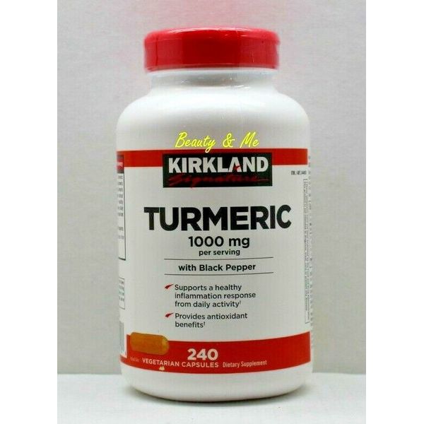 Kirkland Signature Turmeric 1000 mg., 240 Capsules