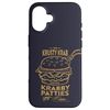 iPhone 16 Spongebob Square Pants Krabi Patti Advertising Smartphone Case