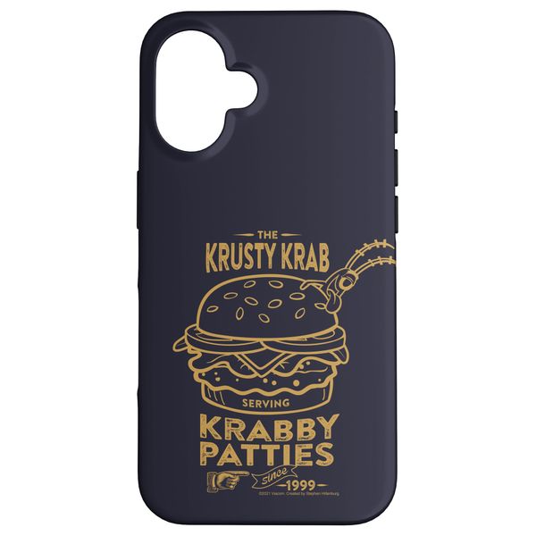 iPhone 16 Spongebob Square Pants Krabi Patti Advertising Smartphone Case