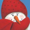 Creative Converting Candy Cane Snowman Beverage Napkins 16 Pack