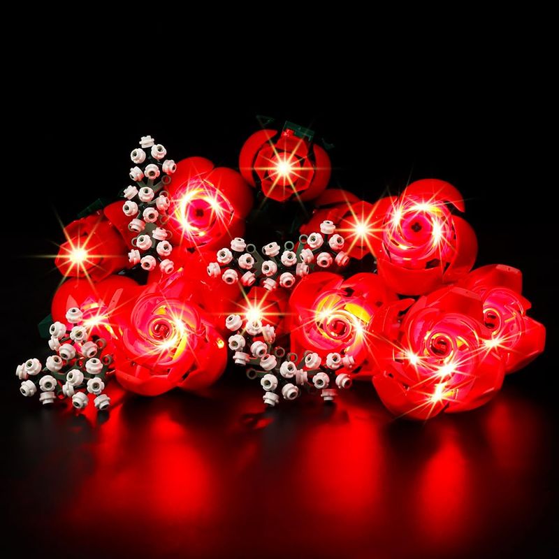 Kyglaring LED Light Kit for Lego Icons Roses Bouquet 2024 Building Set ...