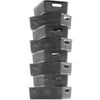Plastic Storage Baskets 8 Pack Gray Durable Easy to Use, Flexible, Multi-Purpose
