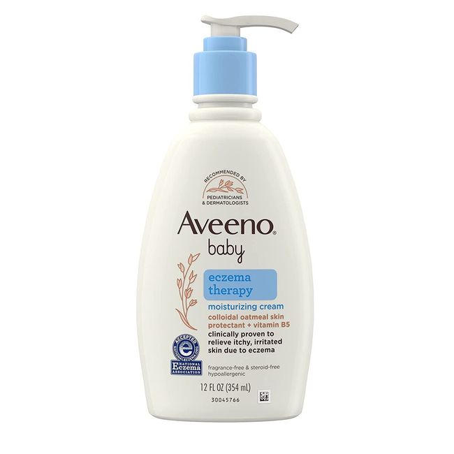 [Express Delivery] Aveeno Baby Eczema Therapy Moisturizing Cream 12 fl. oz / 354 ml Aveeno Baby Eczema Therapy Moisturizing Cream Baby Eczema Infant Eczema