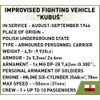 COBI Historical Collection WWII KUBUŚ Vehicle