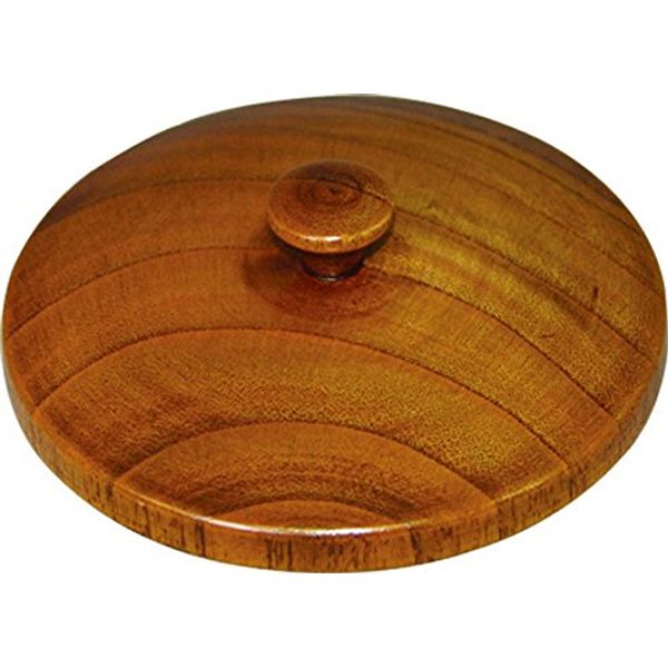 AM-MJ357 Natural Wood Teacup Lid with Knob Inner Diameter 2.8 inches (7.2 cm)