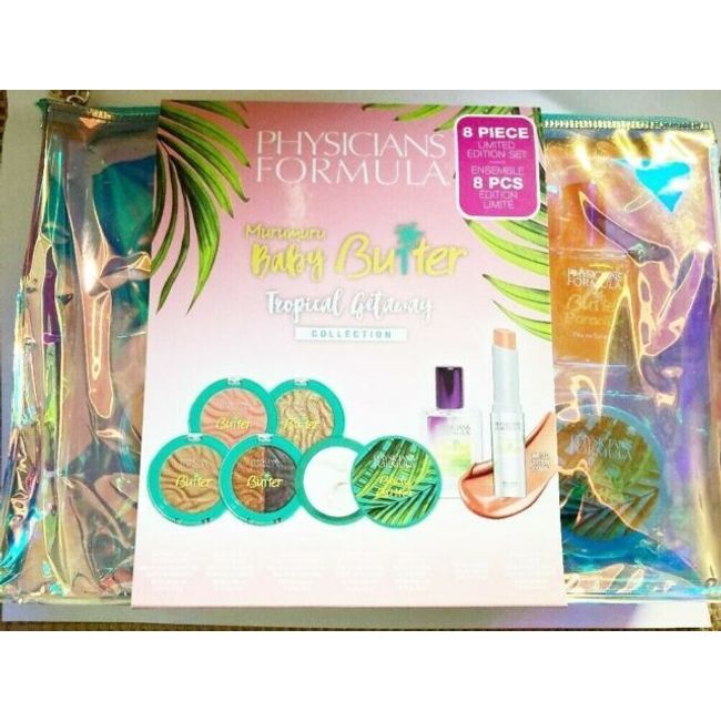 Physicians Formula 8-PC Murumuru Baby Butter Tropical Getaway Limited Ed Set