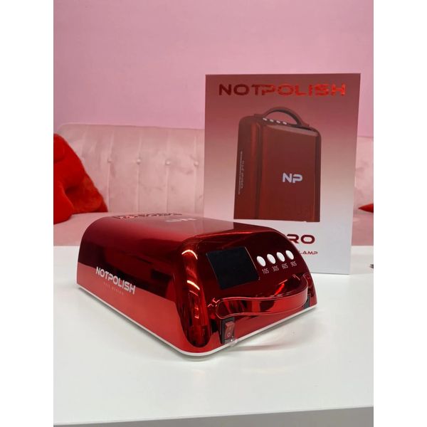 Not Polish Luxe Pro Rechargeable Curing LED LAMP Red NIB 2025