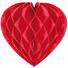Folat - Honeycomb heart - 30 cm - Red