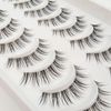 CLEAR EYELASH False Eyelashes, Large Capacity, 10 Pairs (Natural Type)