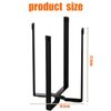 Ruikcoll Bottle Drainer Metal Bottle Drainer Foldable Tower Kitchen Multi-Purpose Stand (Black 1 Piece)