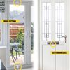 X4 Home Secure™ Sash Jammers - Extra Security Locks for uPVC Window & Doors - White