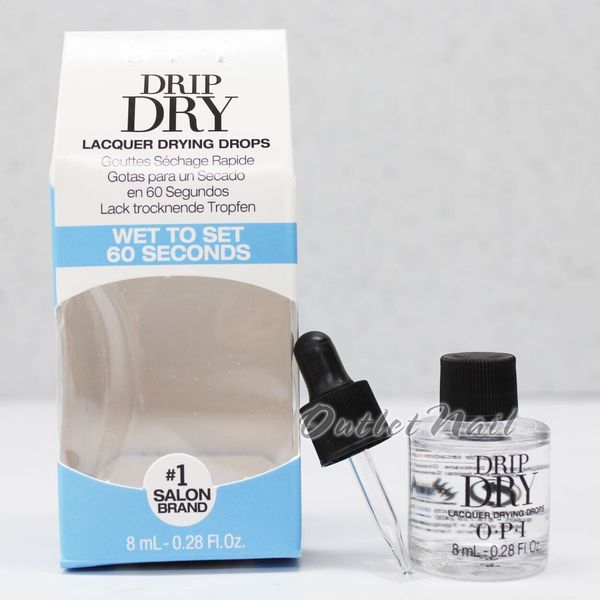 OPI Lacquer DRIP DRY Wet to Set 60 seconds - 8 mL / 0.28 fl oz