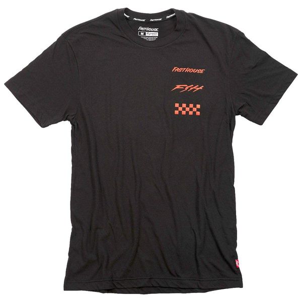 FASTHOUSE Evoke Short Sleeve Tech Tee (Black, Small)