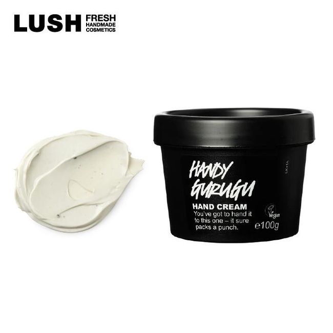 LUSH Official Hand in Hand Hand Cream Shea Butter Rose Floral Rough Hands Washing Work Dry Moisture Moisturizing Nice Smell Handmade Present