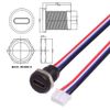 cablecc 5pcs/Set DC 5V/20V PD Power DIY OEM Type C Female Socket to 4Pin Header Cable Pitch=2.0mm Panel Mount
