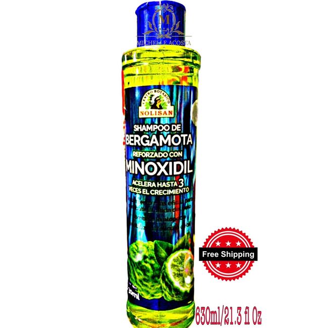 Minoxidil 5% Shampoo for Men Hair Regrowth, Reactivates Hair Follicles, 630 ml