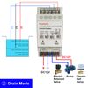 Roamoris Automatic Water Level Controller,Liquid Level Sensor ,Auto 12V Pump Float Switch Relay ,Pump Control with 6.5ft Detector,for Water Tank,4 Modes,NC02