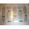 100pc MCR Safety 101640 Face shield Visor, clear PETG, 15.5"x10" plastic sheet