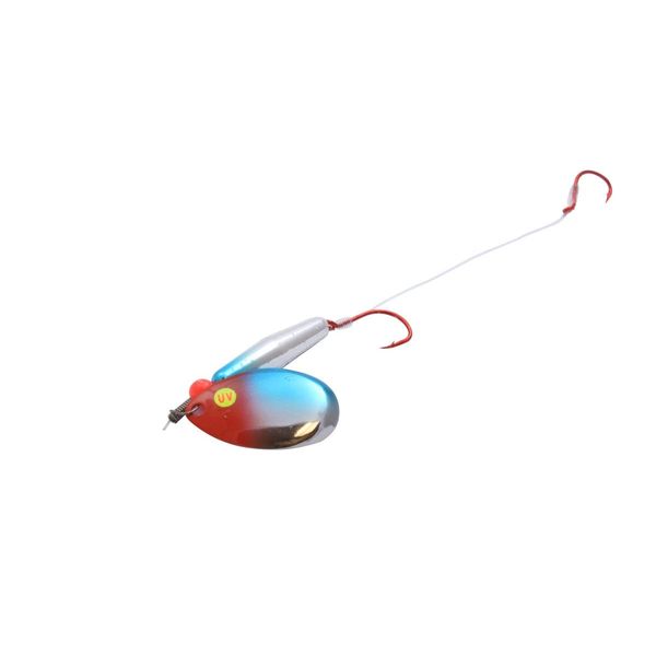 Northland Pro-Walleye Float'N Crawl Harness Rig UV Silver Christmas