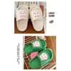 [matakoko315] Slippers, Indoor Use, Bath, Cute, Warm, For Guests, Winter, Rabbit, For Home, Animals, Cute, All Seasons, Animal, Durable, Footwear, Luxury Rabbit, Adult, Size M, Green (Adult Size)