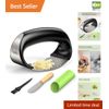 Compact Garlic Press Rocker - Durable Stainless Steel with Easy Clean Features