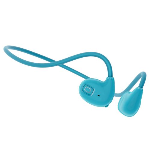 HDKKE Ear Headphones Wireless Bluetooth, Sneckband Bluetooth Earbuds, Air Conduction Headset Wireless Earbuds, Sports Headphones with HD Stereo Sound, 24H Playtime, Calling for Gym（Blue）