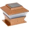 RELIGHTABLE Solar Square Outdoor Post Cap Deck Lights for 4x4 (Copper) (18-Pack)