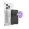 Purple Lavender Organic Waves Pattern PopSockets PopWallet for MagSafe