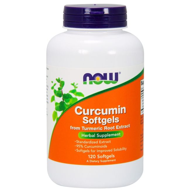 NOW Foods Curcumin, 120 Softgels