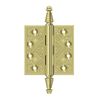 3-1/2" Height X 3-1/2" Width Square Corner Mortise Ornate Hinge Plain Bearing 